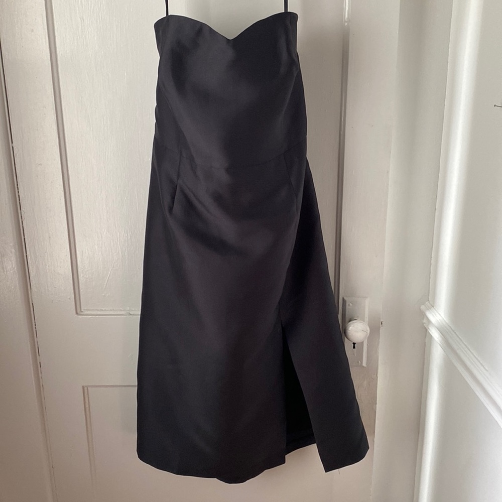 Anthropologie Hutch Slim Bow-Back Midi Dress NWOT Size 16W - Picture 6 of 11